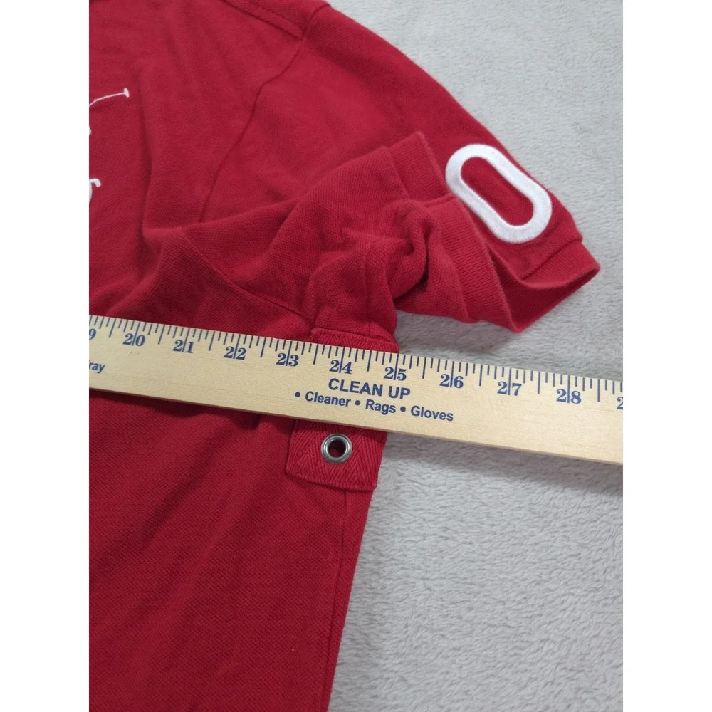 Polo Ralph Lauren Canada Shirt Red Mens 2XL XXL Big Pony Embroidered